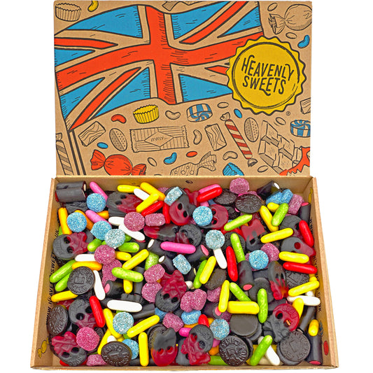Mixed Liquorice Sweets Pick & Mix Hamper Selection 850g - Fathers Day & Birthday