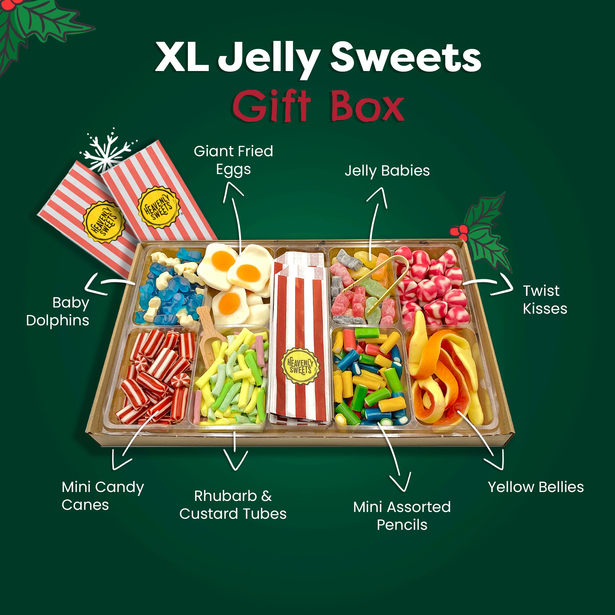 Jelly Pick and Mix Sweets Gift Box Selection 1.2kg - Fathers Day & Birthday