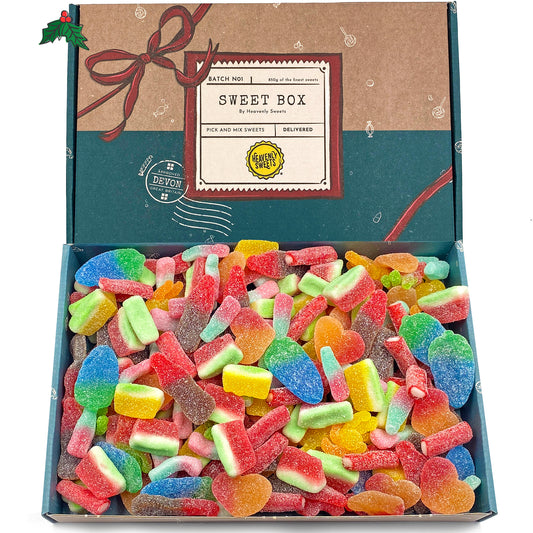 Mixed Fizzy Sweets Pick & Mix Hamper Selection 850g - Fathers Day & Birthday