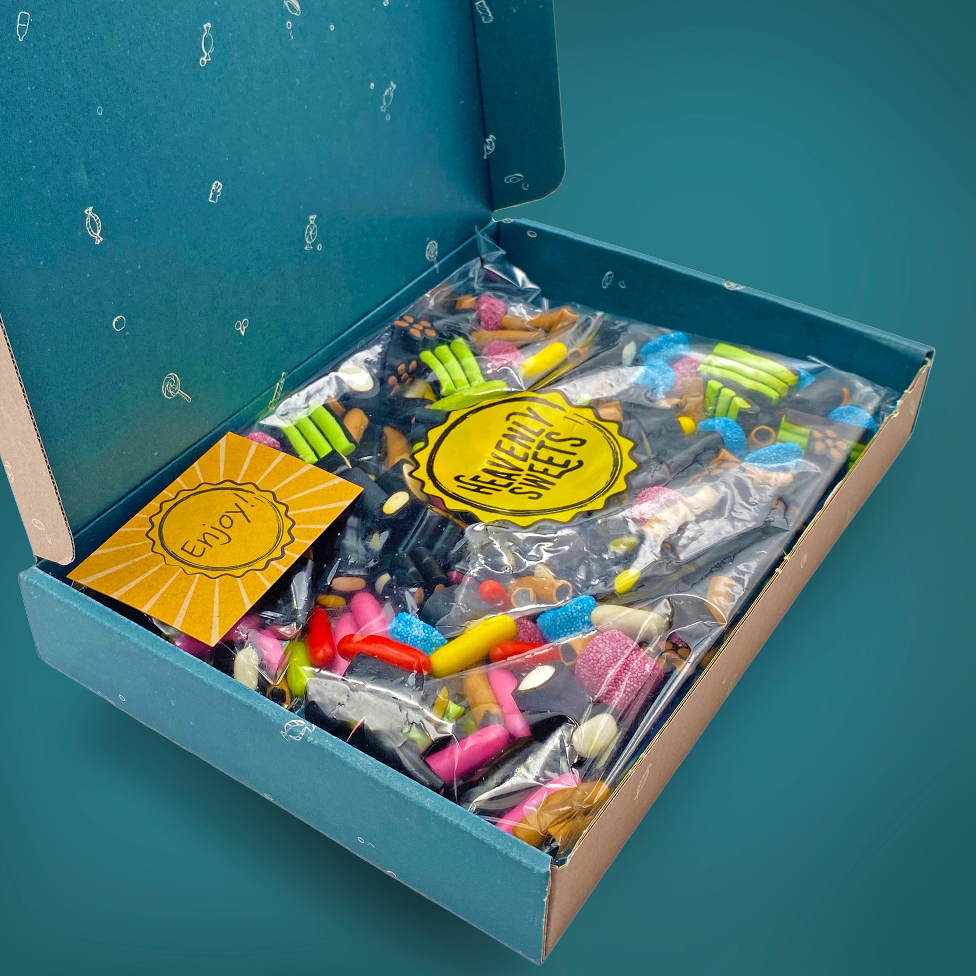 Mixed Liquorice Sweets Pick & Mix Hamper Selection 850g - Fathers Day & Birthday